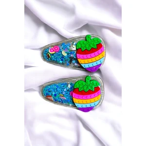 2 Li Pullu Figürlü Çıt Çıt Çocuk Toka Seti