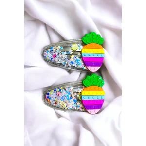 2 Li Pullu Figürlü Çıt Çıt Çocuk Toka Seti