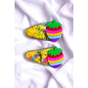 2 Li Pullu Figürlü Çıt Çıt Çocuk Toka Seti