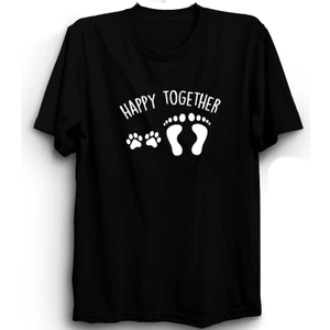 The Fame Happy Together, Birlikte Mutluyuz, Pati ve Ayak, Paw, Cat, Dog Tişört