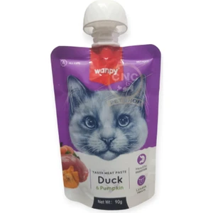 Taze Ördekli & Balkabaklı Et Ezme Sıvı Kedi Maması Ödül 90 G