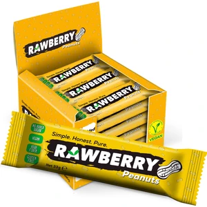 RAWBERRY YER FISTIKLI Şeker İlavesiz Vegan Glütensiz Kuruyemiş Bar (KUTUDA 15 ADET)