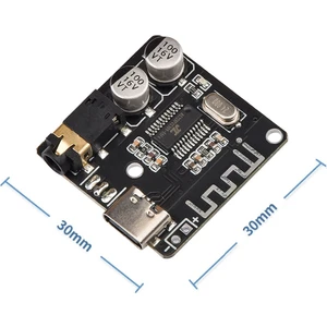 VHM-314 Type-C Bluetooth Kablosuz Ses Mp3 Modül  Amfi Müzik Çalma Kartı DC 5V Usb Lityum Pil