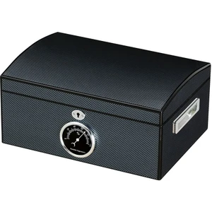 Siyah Karbonfiber Humidor Puro Kutusu RC05