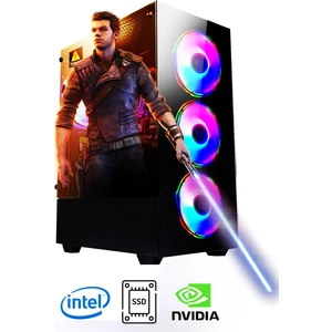 FF532 İ3-10100F 16GBRAM 240SSD RTX3050-8GB Gaming Pc