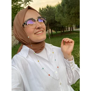 Della Pianto Colored Beads Özel Tasarım Gözlük  Zinciri