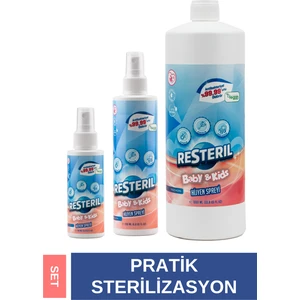 Resteril Hijyen Spreyi Baby&Kids 100x200x1000ml Bebek Biberon Emzik Temizleyici Dezenfektan Sprey