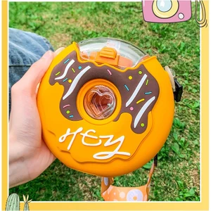 1st Try Donut Su Isıtıcısı Çocuk Kupası Öğrenci Anti-Güz Kupası (Yurt Dışından)