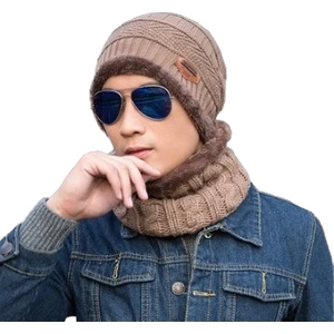 Dai Hao Kış Örme Yün Şapka Sıcak Boyun Kapağı (Yurt Dışından)