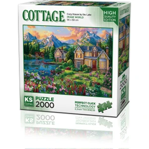 KS Games Cozy House By The Lake 2000 Parça Puzzle