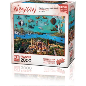 KS Games Migration Routes - Hagia Sophia 2000 Parça Puzzle
