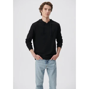 Erkek Kapüşonlu Siyah Sweatshirt 065779-900
