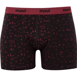 Erkek Baskılı Siyah Boxer 092631-900