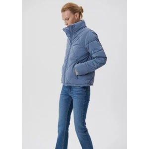 Kadın Premium Kapitone Mavi Şişme Mont 1110230-70738