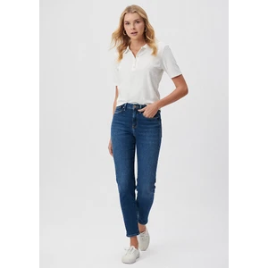 Kadın Cindy Mavi Gold Shape Jean Pantolon 100277-33687