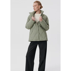 Kadın Kapitone Haki Ceket 1110137-71818