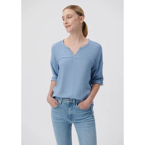 Kadın Uzun Kollu Mavi Bluz 121357-70854