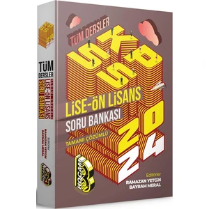 Benim Hocam Yayınları 2024 KPSS Lise Ön Lisans Tüm Dersler Tamamı Çözümlü Soru Bankası