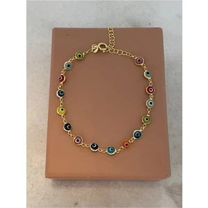 Sakura Accesories Sakura Accessories Renkli Nazar Boncuklu Bileklik