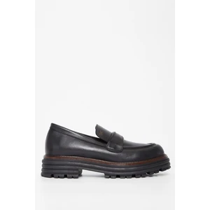 Tamer Tanca Kadın  Deri Loafer Ayakkabı 33 7501 Bn Ayk SK23/24