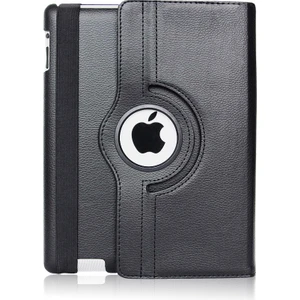 Apple iPad 4 Kılıf 4.nesil Yatay ve Dikey Standlı Dönerli Deri Kılıf (Model A1458,A1459,A1460)
