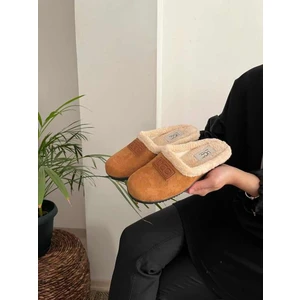 BEHTAH KUNDURA Ucc Önü Kapalı Yünlü Ev Terliği Çeyiz Bohça Hediyelik Günlük