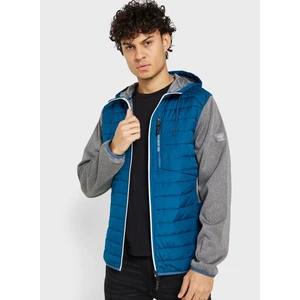 Jack & Jones Erkek Kapüşonlu Hybrid Mont - 12237780