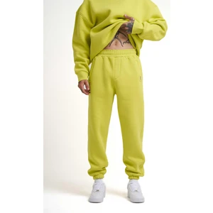 Erkek Basic Jogger Relaxed Neon Sarı Eşofman Altı