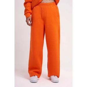 Erkek Baggy Oversize Turuncu Eşofman Altı