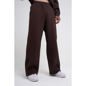 Erkek Baggy Oversize Kahverengi Eşofman Altı