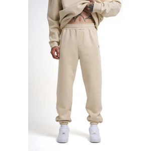 Erkek Basic Jogger Relaxed Açık Bej Eşofman Altı