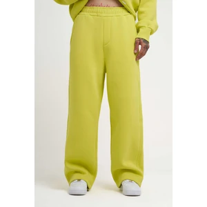 Erkek Baggy Oversize Neon Sarı Eşofman Altı