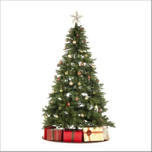 Yılbaşı Noel Yeniyıl Için En Büyük Uzun Bol Süslü Dallı 180CM Çelik Ayaklı Ledli Yeşil Gür Çam Ağacı