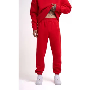 Erkek Basic Jogger Relaxed Kırmızı Eşofman Altı