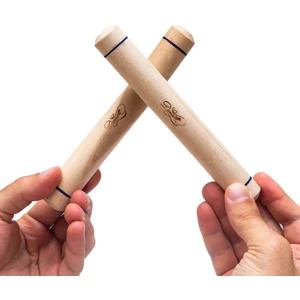 Ahşap Ritim Çubuğu 1 çift Milli Eğitim Bakanlığı Müfredatına Anasınıfı İlköğretim Uygun