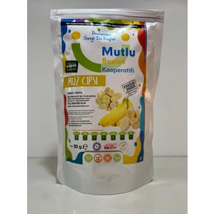 Mutlu Beslen Kooperatifi Freeze Dry Kurutulmuş Muz Cipsi & Kıtırı