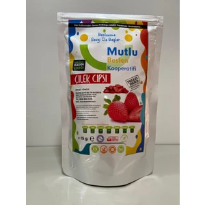 Mutlu Beslen Kooperatifi Freeze Dry Kurutulmuş Çilek Cipsi & Kıtırı