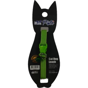 Yavru Köpek ve Kedi Boyun Tasması (Ayarlanabilir) Düz Yeşil