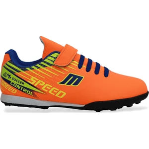 M.P One Kidessa 1753-1368 Bantlı Çocuk Halı Saha Futbol Ayakkabısı - NKT01753-TURUNCU-32