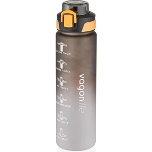Motivasyon Su Matarası 1000ML Siyah