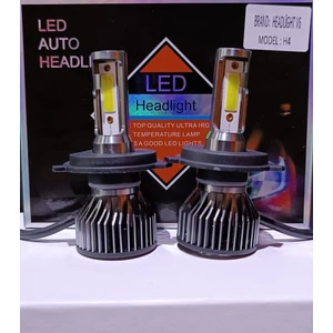 My Teknoloji V6 H4 LED Xenon Şimşek Etkili Beyaz Renkli Soğutma Fanlı Oto Ampul- Garantili