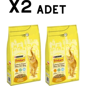 Friskies Kümes Hayvanlı Yetişkin Kedi Maması 1.5kg x 2 Adet