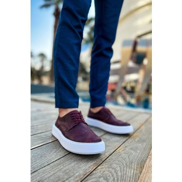 Pabucmarketi Erkek Spor Ayakkabı Bordo ... Pabucmarketi Erkek Spor Ayakkabı Bordo ...