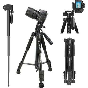 Zomei Q222 Profesyonel Tripod, Monopod Taşıma Çantası ve Telefon