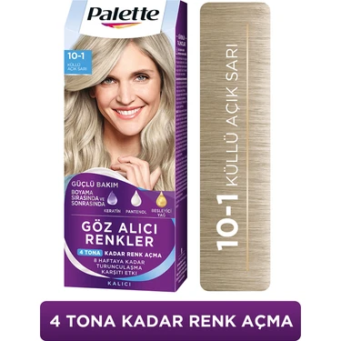 Palette Göz Alıcı Renkler 10-1 Açık Sarı Saç