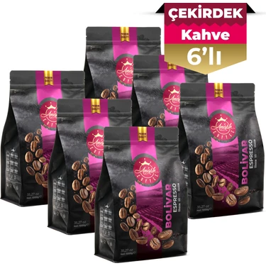 Anisah Coffee 6 x 1000  gram Bolivar Espresso Çekirdek