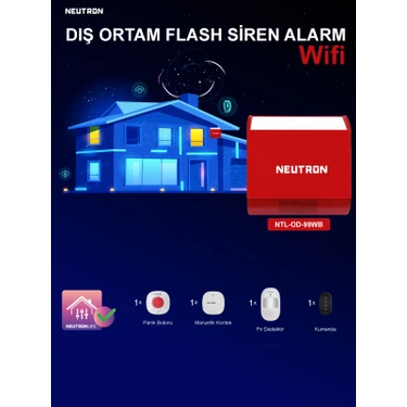 Neutron NTL-OD-99WB Kablosuz Wifi Alarm