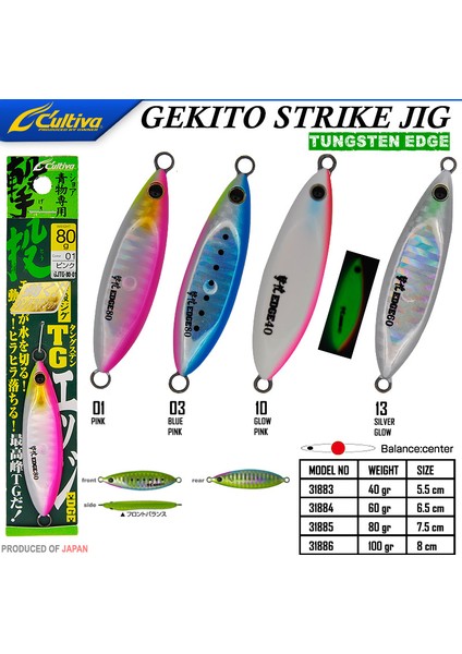 Cultiva 31884 Strike Jig Tungsten Edge