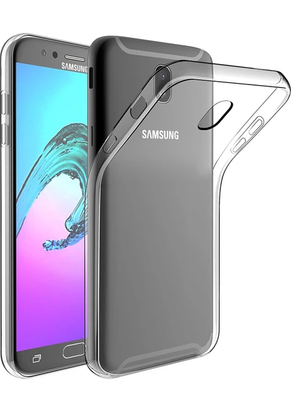 Samsung Galaxy J7 2017 Kılıf Soft Silikon Şeffaf Arka Kapak