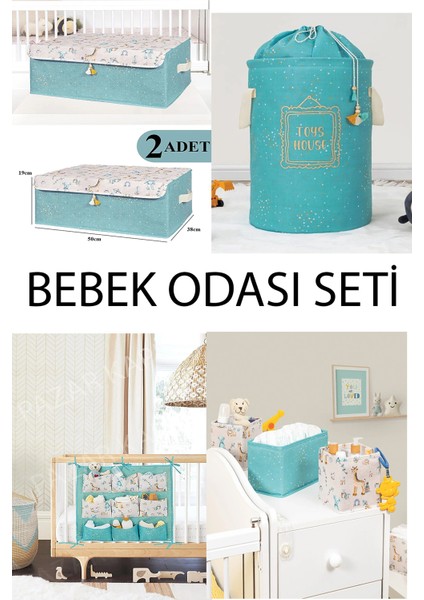 Bebek Odası Seti 4 Adet  7 Parça